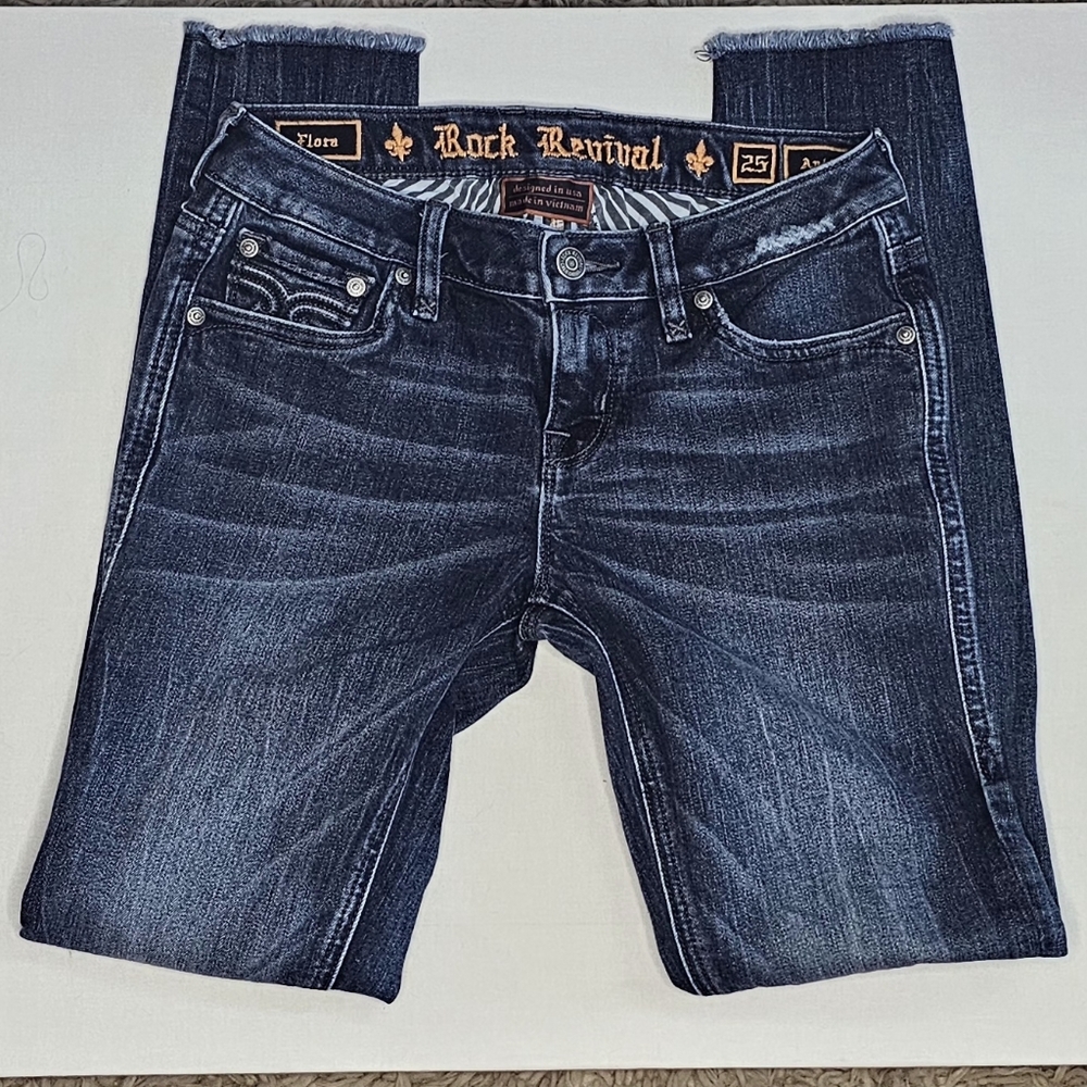 Rock Revival Dark Blue Skinny Jeans